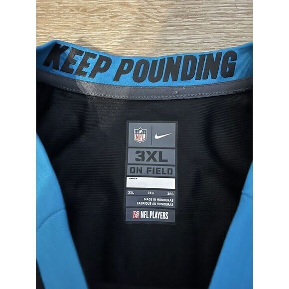 NFL Nike Jersey Mens Size 3XL On Field Carolina Panthers #9 Matt Corral - Picture 3 of 3